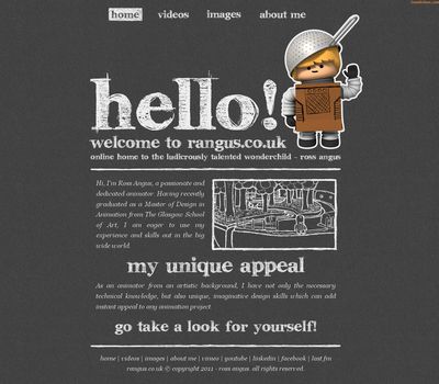 自由动画设计师的个性舞台 优秀个人网站设计赏析